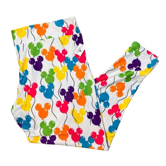Disney Pants - Disney Parks Leggings WMNS 2X Rainbow Mickey Mouse Balloon Ear Exclusive Novelty